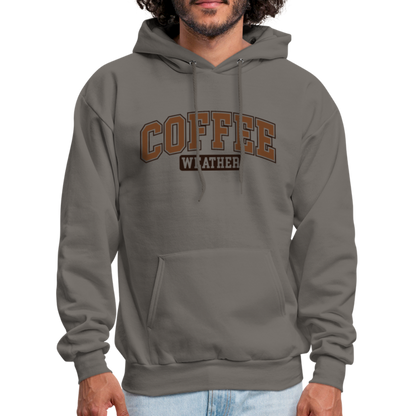 Coffee Weather Hoodie - asphalt gray