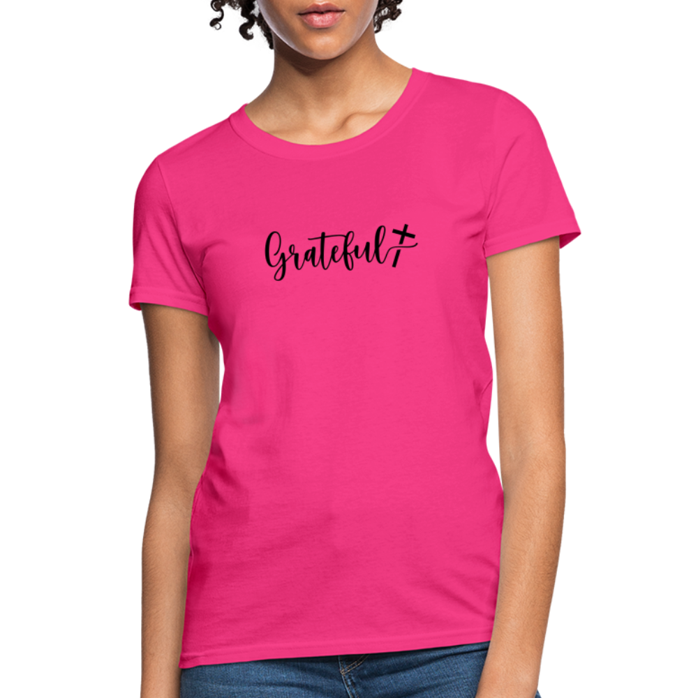 Grateful Women's T-Shirt - fuchsia