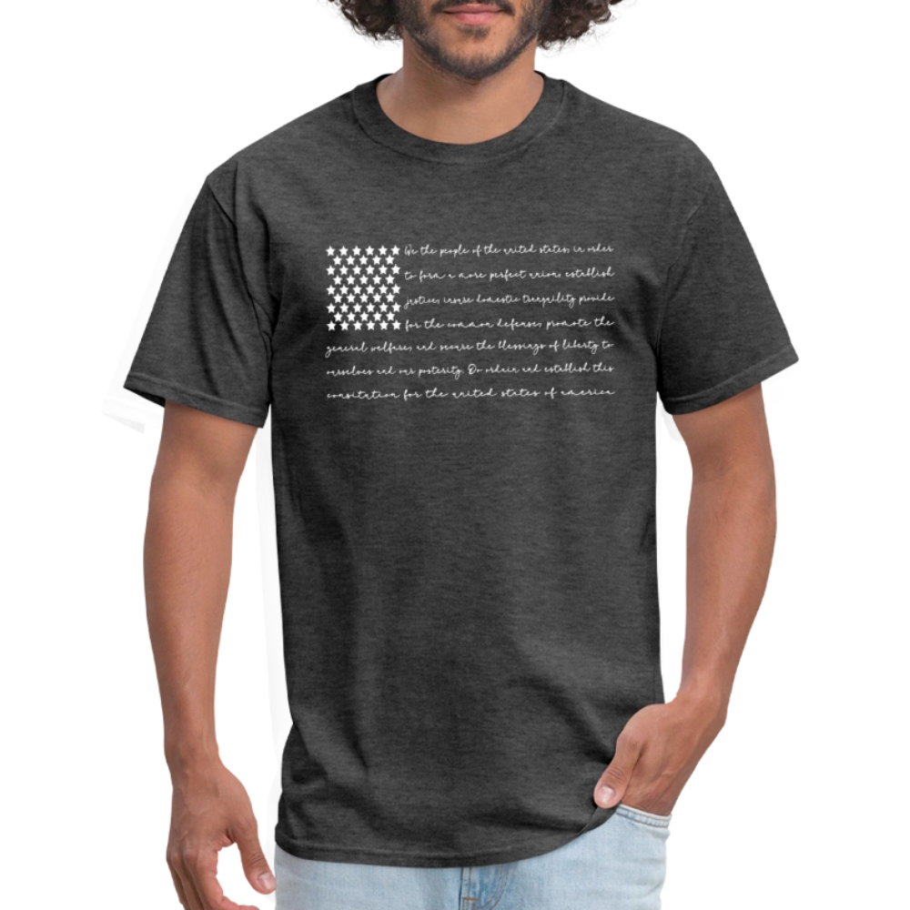 American Flag We The People Constitution T-Shirt – Freedom in Every Line Color: black