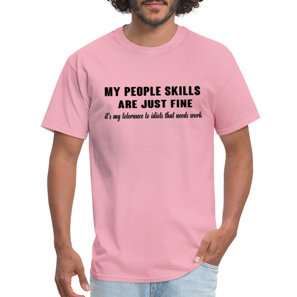 It's My Tolerance To Idiots That Needs Work T-Shirt - pink