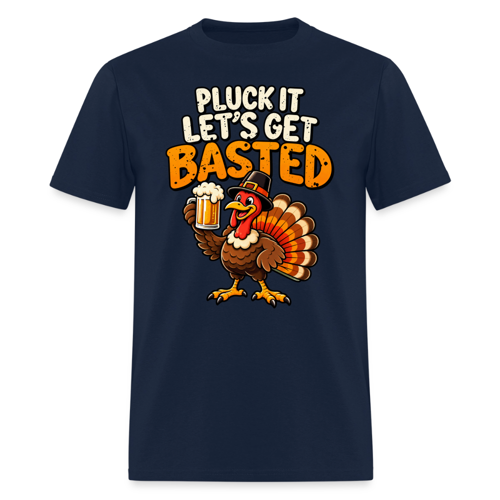 Pluck It Let’s Get Basted T-Shirt - navy