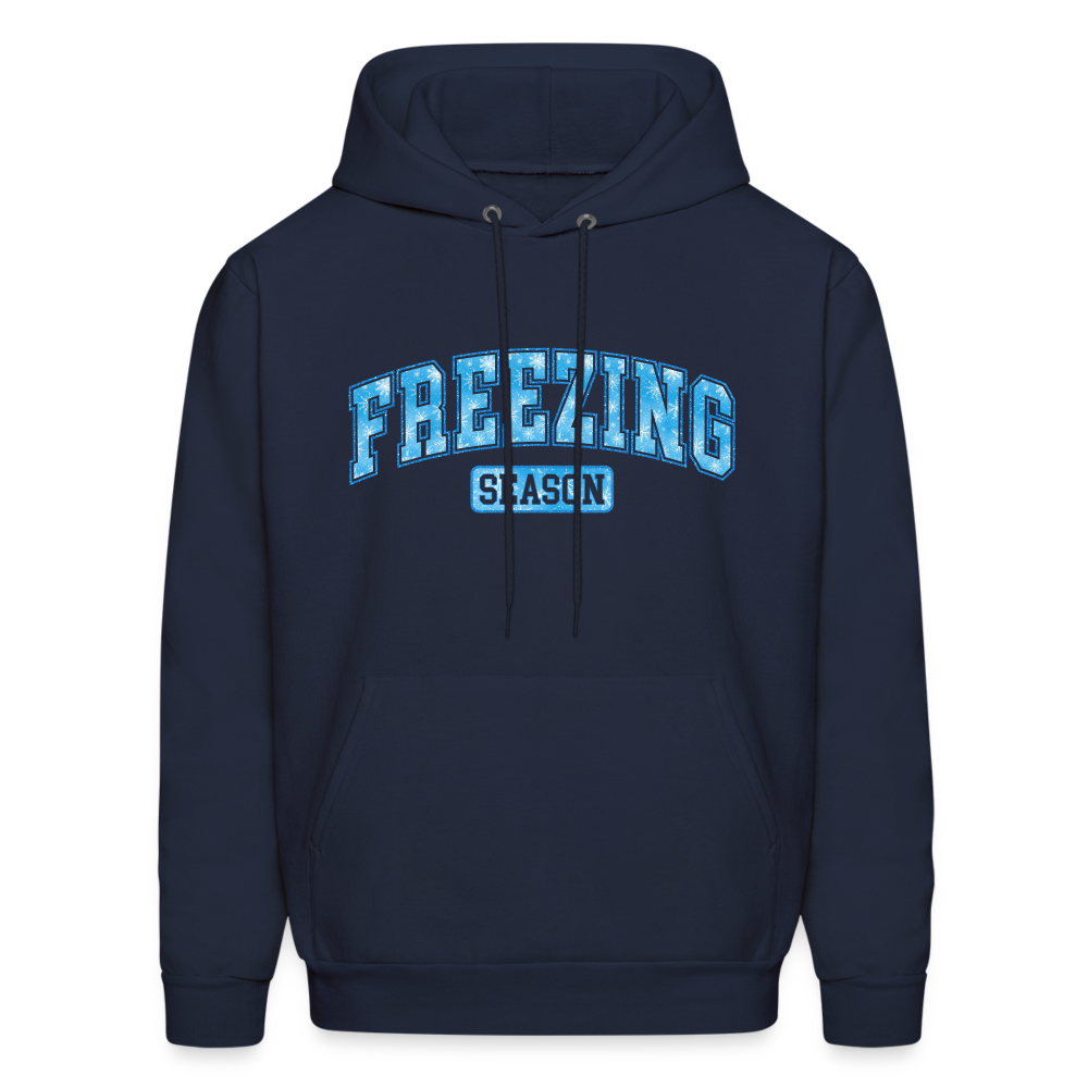 Freezing Season Unisex Hoodie - navy