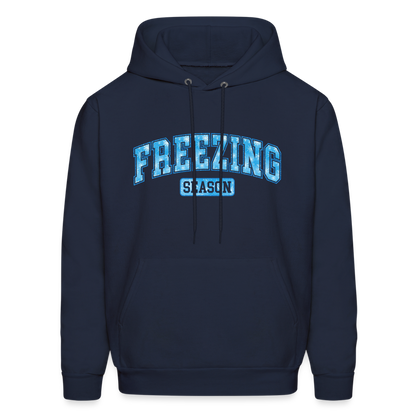 Freezing Season Unisex Hoodie - navy