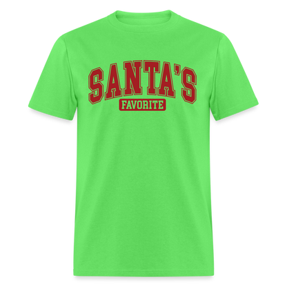 Santa's Favorite T-Shirt - kiwi