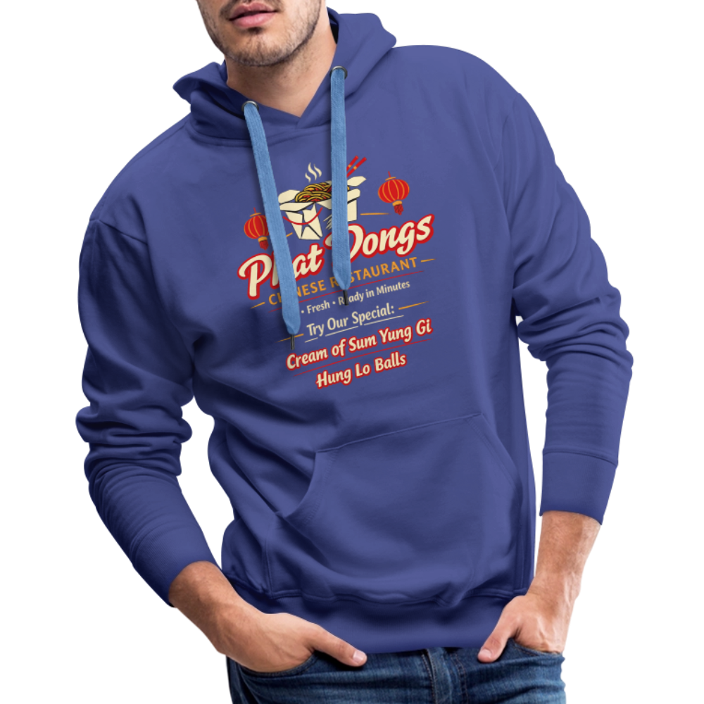 Phat Dongs Funny Chinese Restaurant Hoodie - royal blue