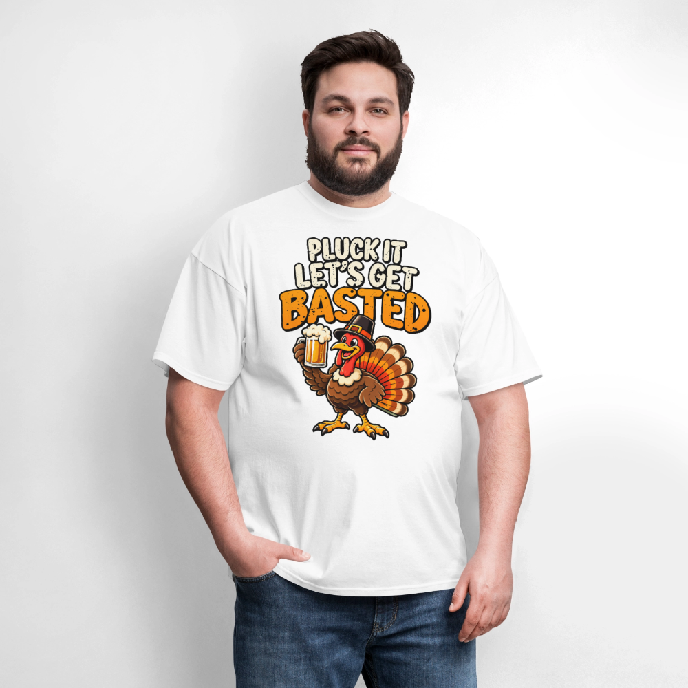 Pluck It Let’s Get Basted T-Shirt - white