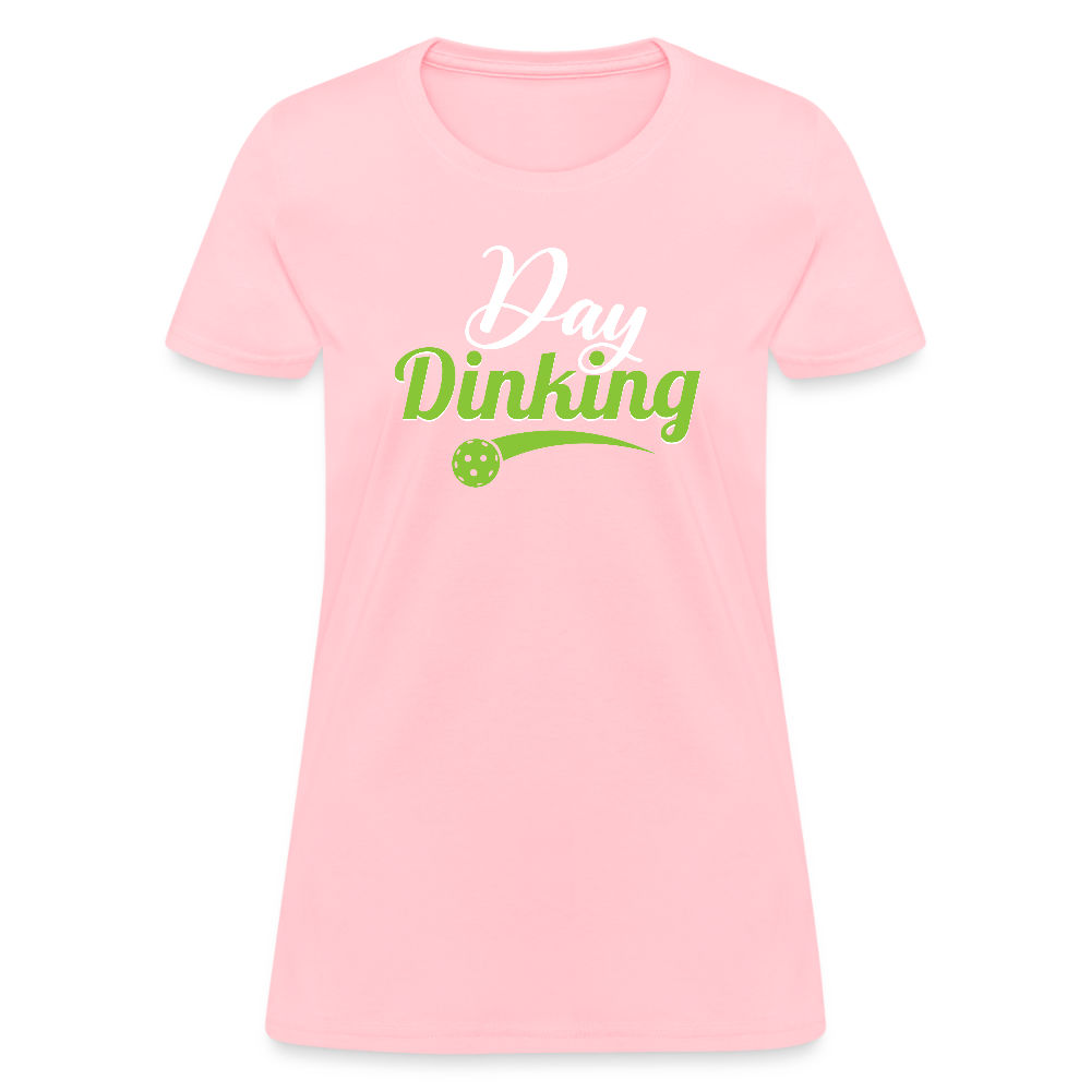 Day Dinking Women's Contoured T-Shirt - pink