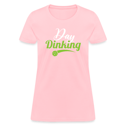 Day Dinking Women's Contoured T-Shirt - pink