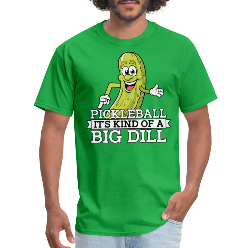 Pickleball It's Kind Of A Big Dill T-Shirt - bright green