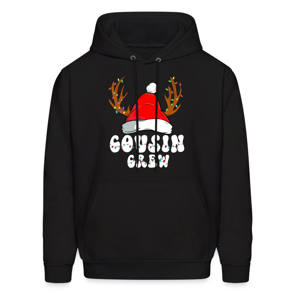 Cousin Crew Christmas Hoodie - black