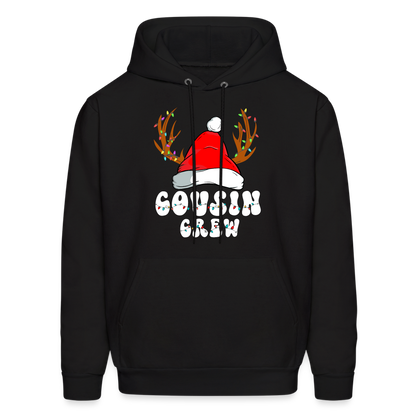 Cousin Crew Christmas Hoodie - black