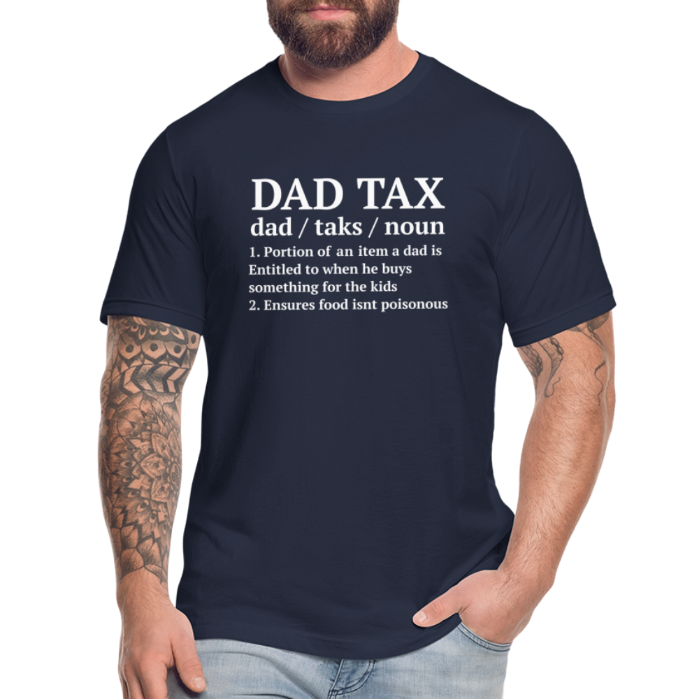 Definition of Dad Tax T-Shirt Bella Canvas - navy