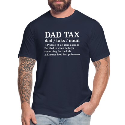 Definition of Dad Tax T-Shirt Bella Canvas - navy