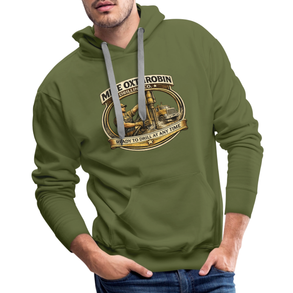 Mike Oxthrobin Drilling Co Hoodie Funny Adult Humor Gear Color: black