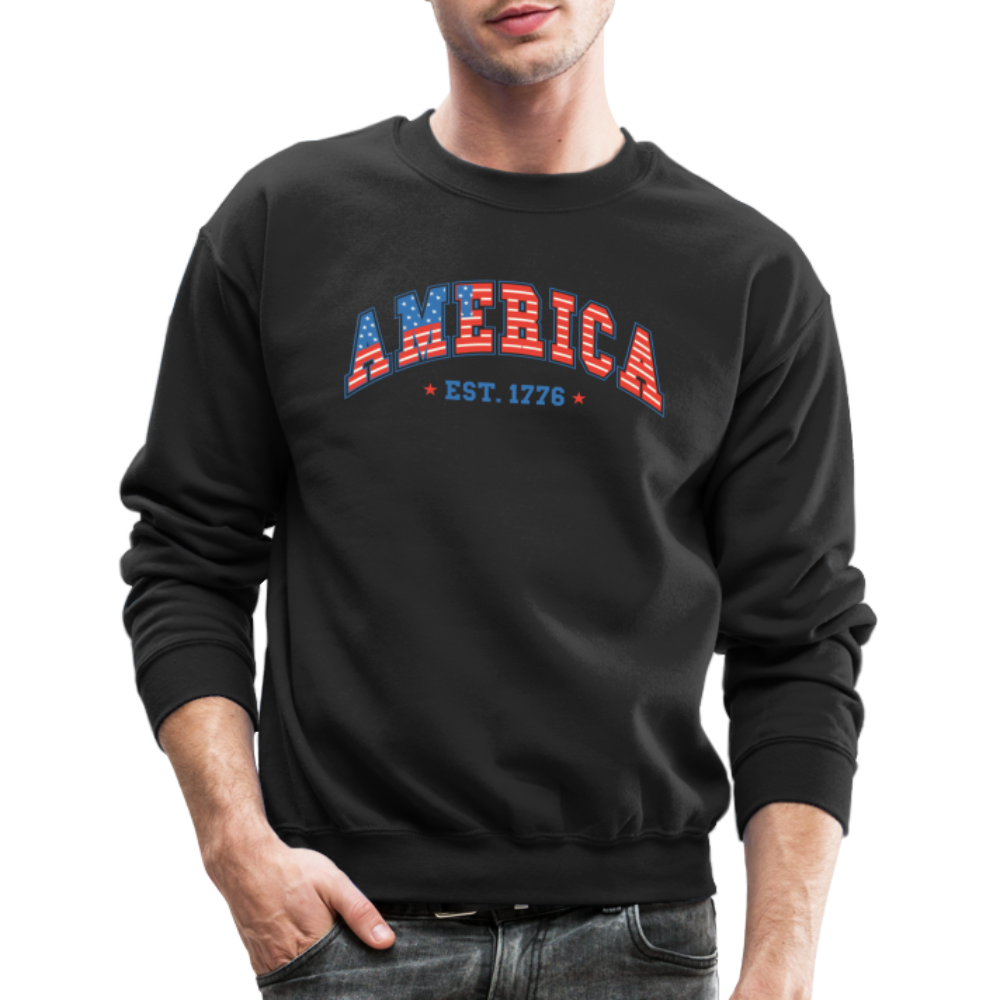 American 1776 Sweatshirt - black