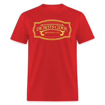 Dicken's Cider Brewing Co T-Shirt - red