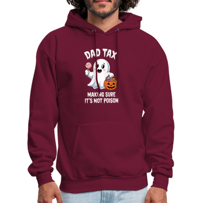 Dad Tax (Halloween) Hoodie - burgundy