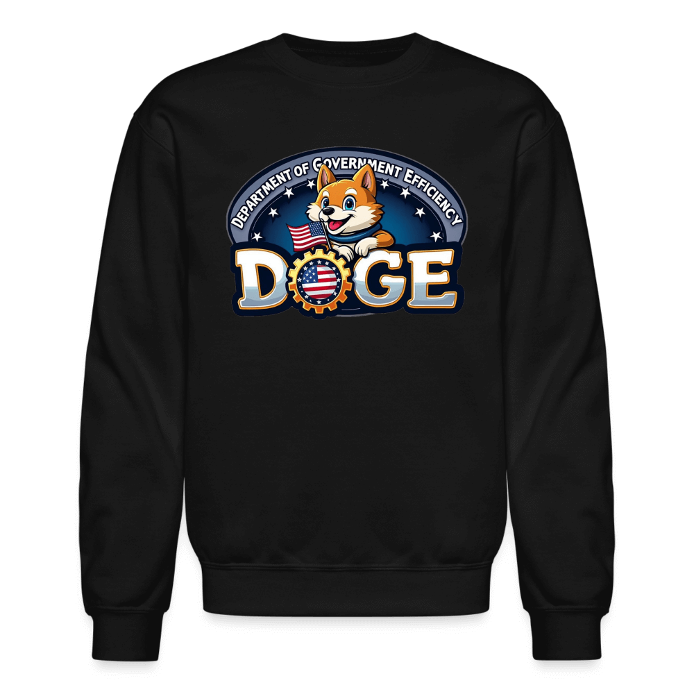 DOGE Logo (Dept of Government Efficiency) Sweatshirt - black