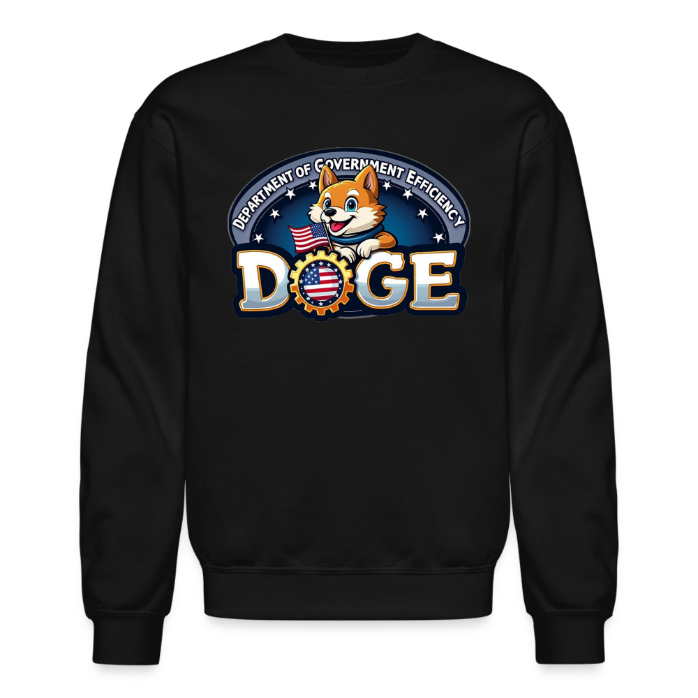 DOGE Logo (Dept of Government Efficiency) Sweatshirt - black