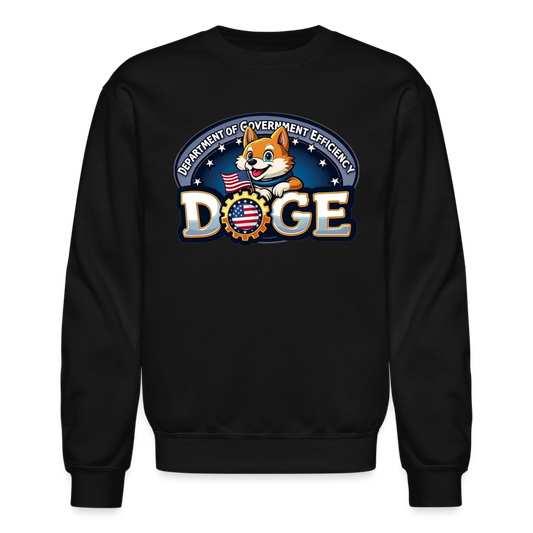 DOGE Logo (Dept of Government Efficiency) Sweatshirt - black