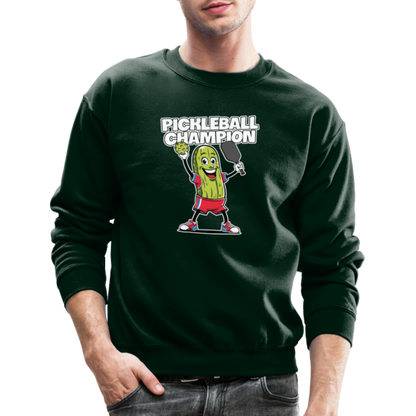 Pickleball Champion Sweatshirt - forest green