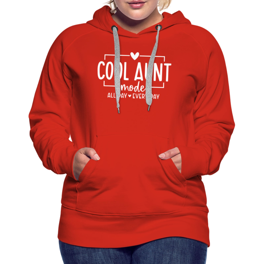 Cool Aunt Mode Women’s Premium Hoodie - red
