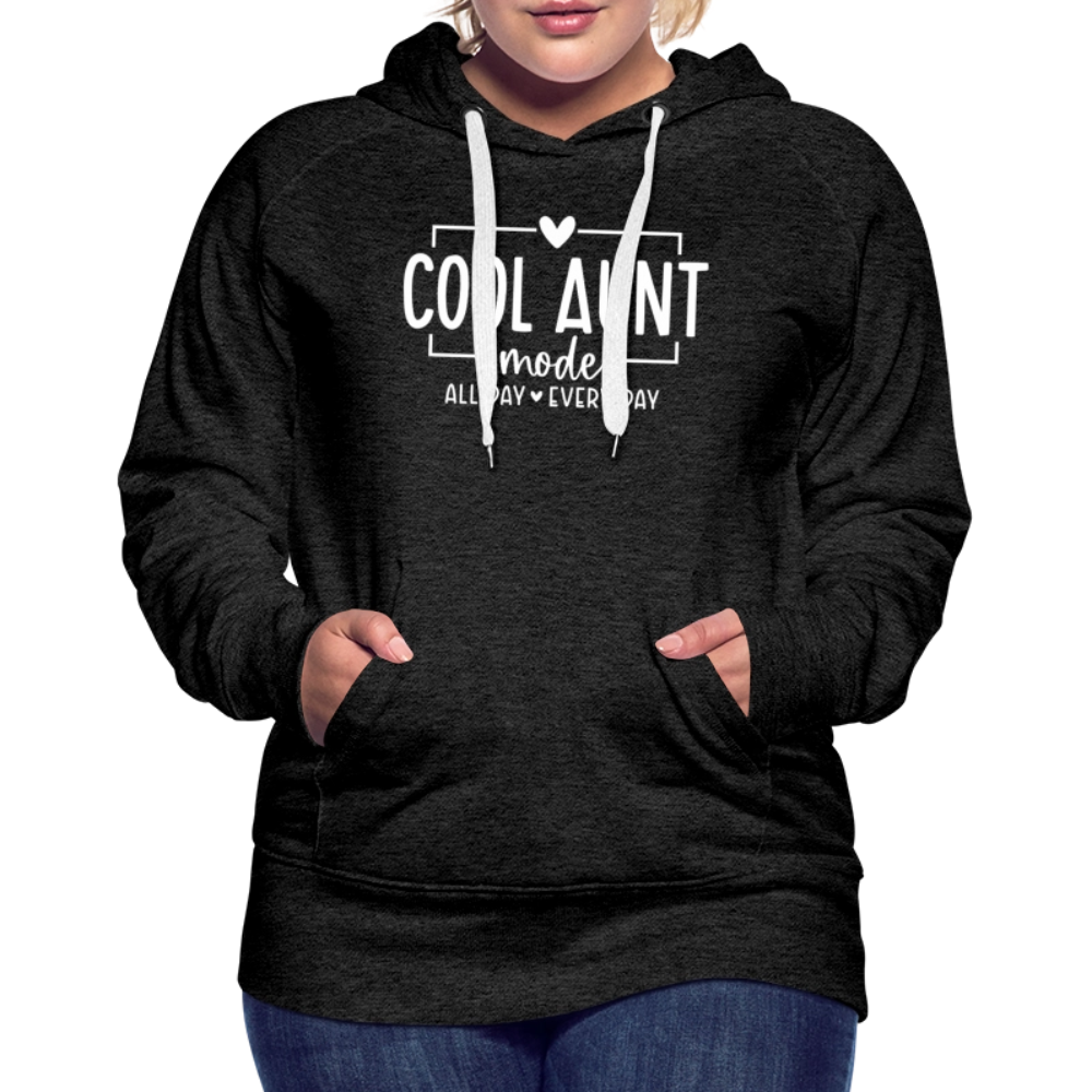 Cool Aunt Mode Women’s Premium Hoodie - charcoal grey