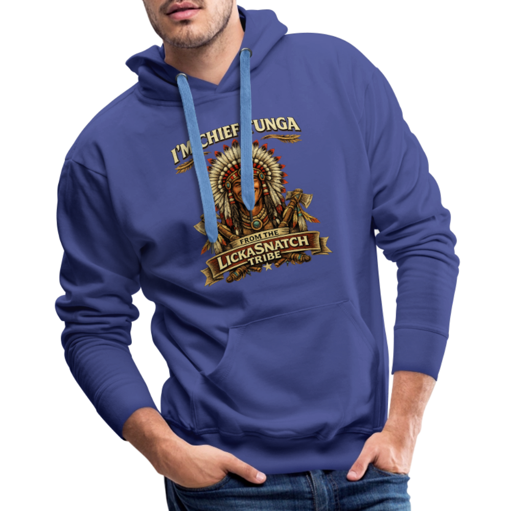 I’m Chief Tunga From the Lickasnatch Tribe Hoodie Color: White