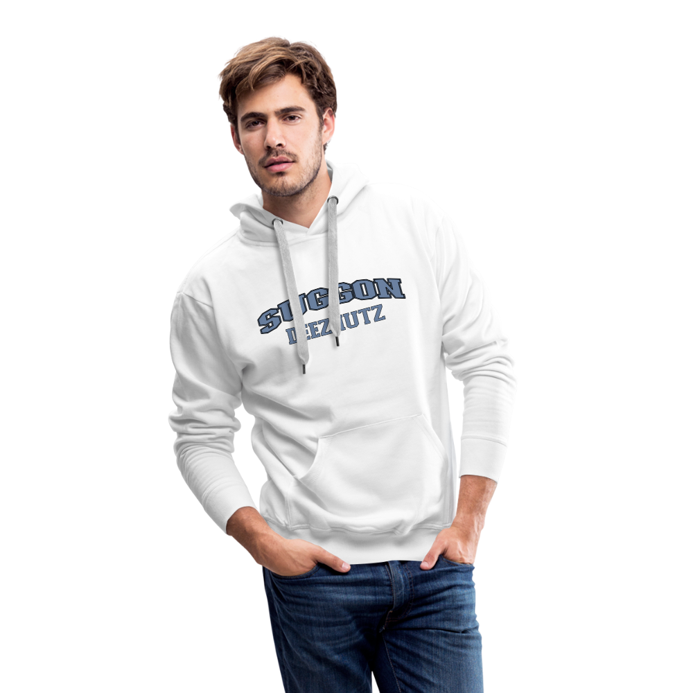 Suggon Deeznutz Premium Hoodie - white