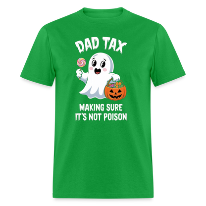 Dad Tax (Halloween) T-Shirt - bright green