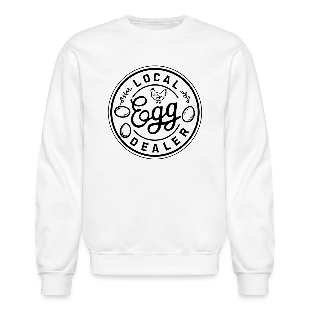 Local Egg Dealer Sweatshirt - white