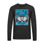 World's Okayest Pickleball Player Men's Premium Long Sleeve T-Shirt