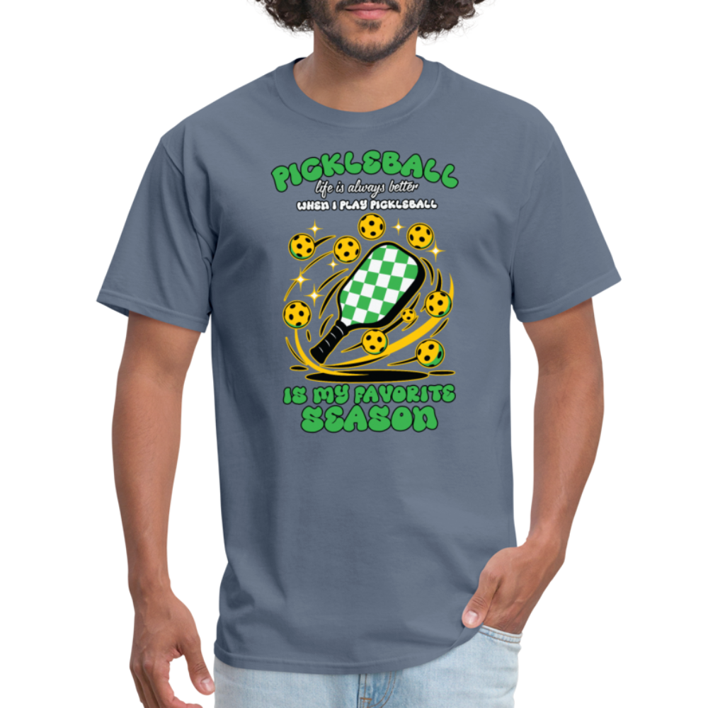 Pickleball Is My Favorite Season T-Shirt - denim