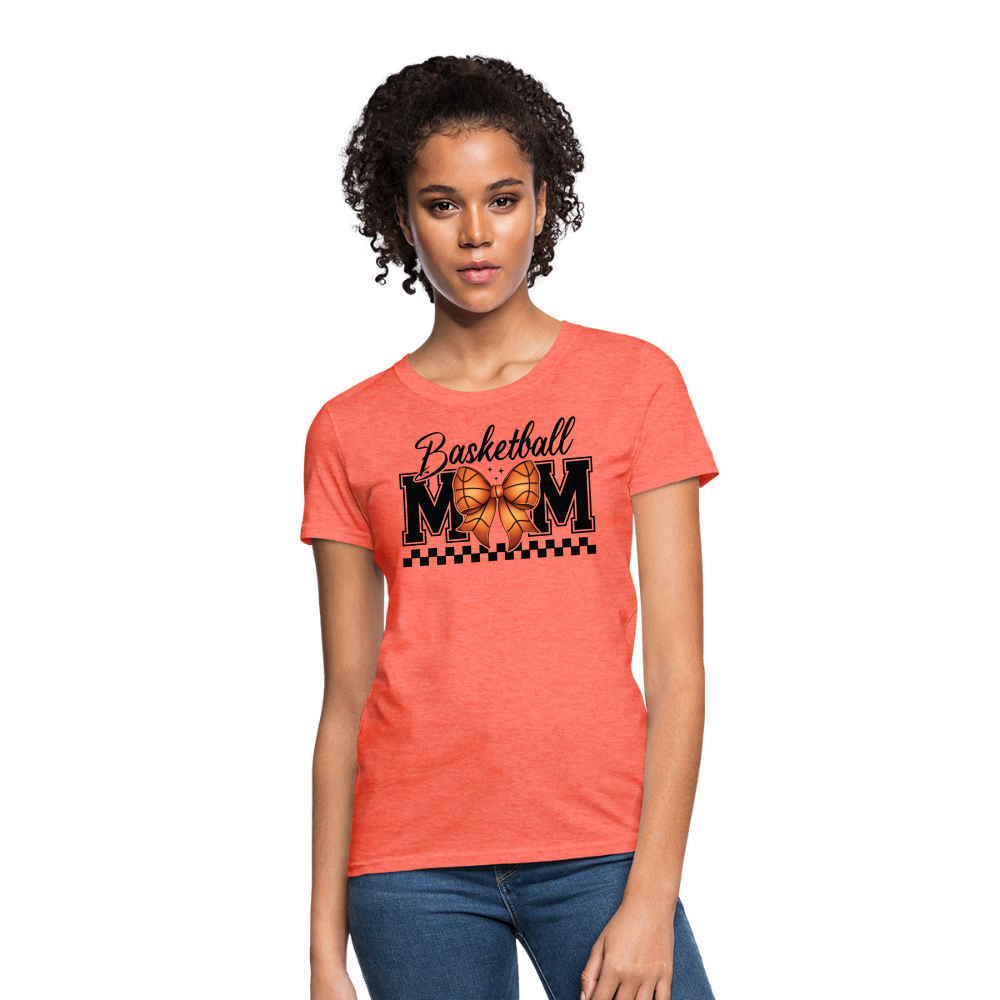 Basketball Mom Women's T-Shirt - heather coral