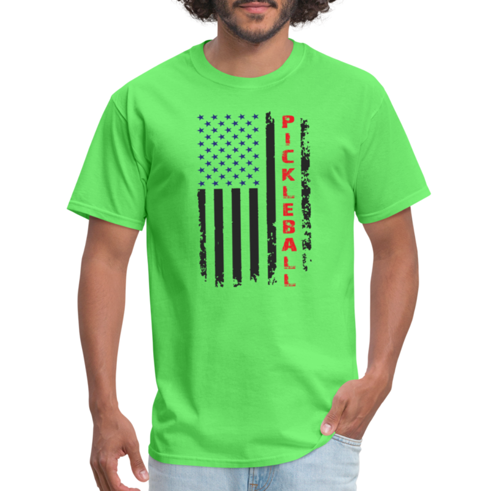 Pickleball Flag T-Shirt - kiwi