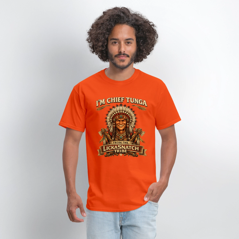 I’m Chief Tunga From the Lickasnatch Tribe T-Shirt Color: Black