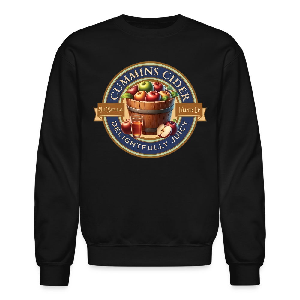 Cummins Cider (Funny Adult Humor) Sweatshirt - black