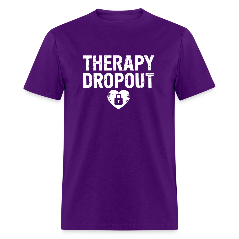 Therapy Dropout T-Shirt - purple