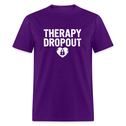 Therapy Dropout T-Shirt - purple