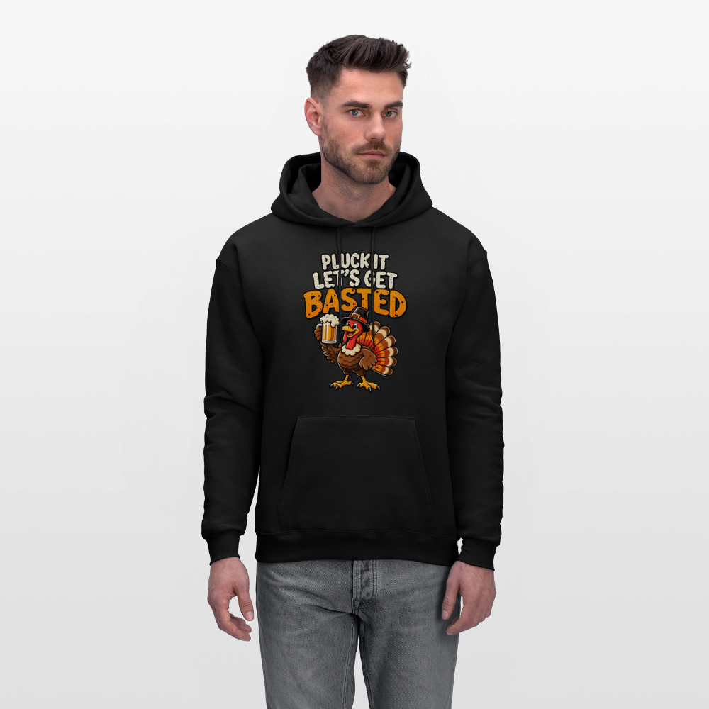 Pluck It Let’s Get Basted Hoodie - black