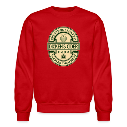 Dicken's Cider Men's Premium Long Sleeve Sweatshirt - red