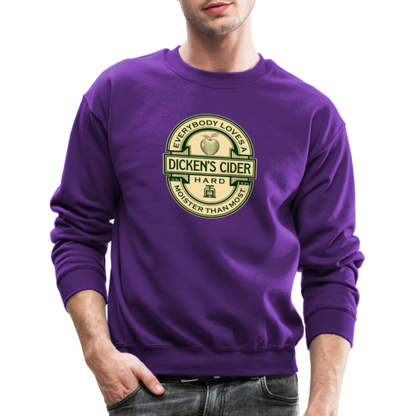 Dicken's Cider Men's Premium Long Sleeve Sweatshirt - purple