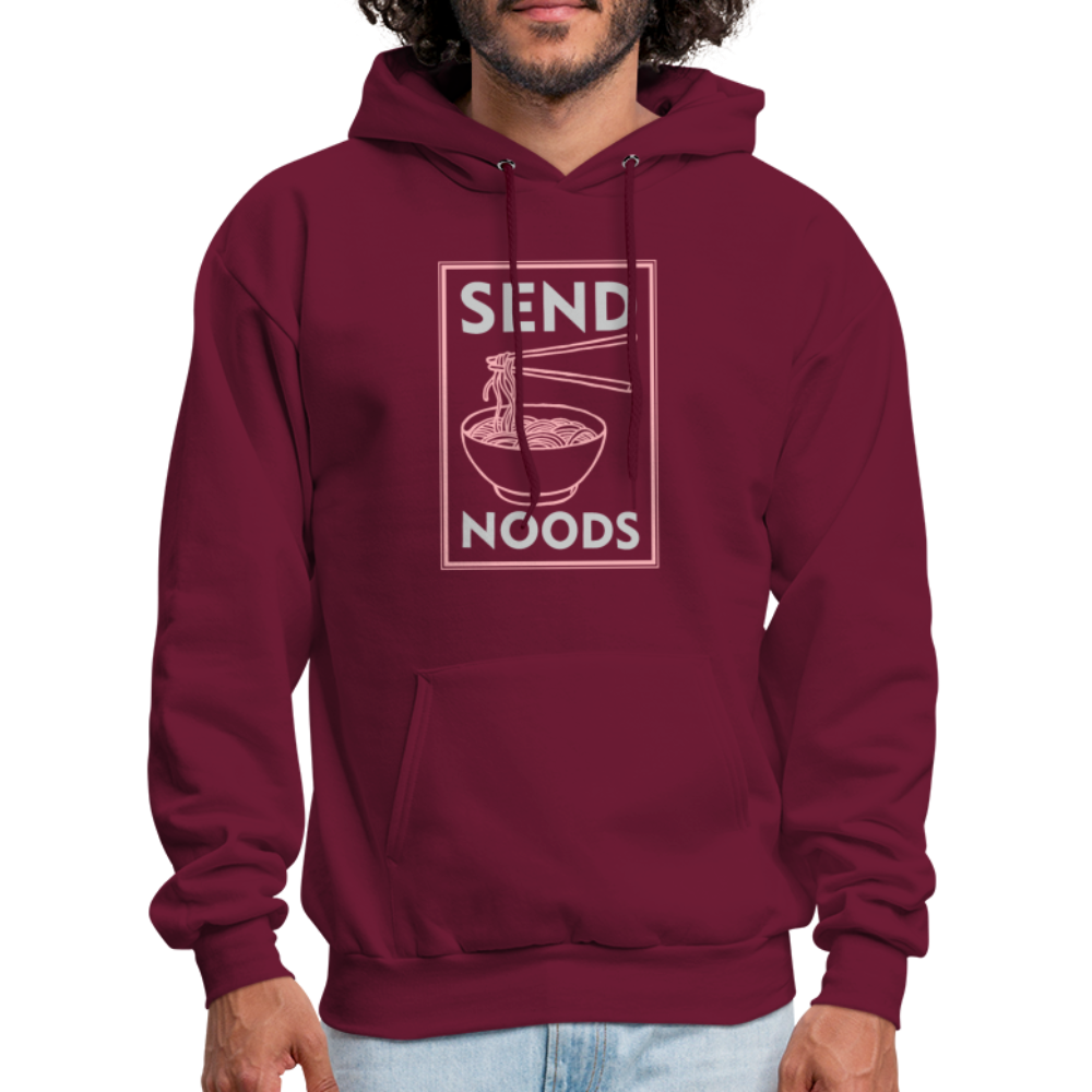 Send Noods Hoodie - burgundy