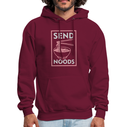 Send Noods Hoodie - burgundy