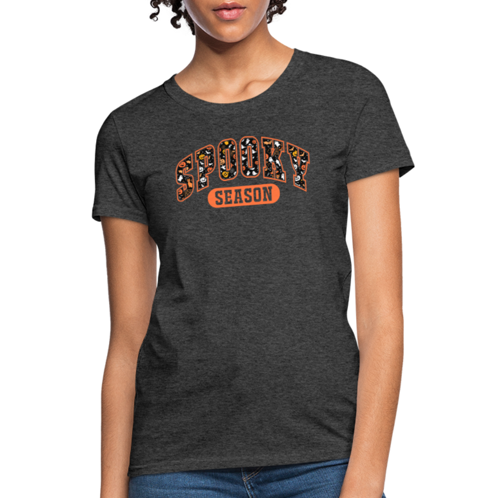 Spooky Season Women's T-Shirt (Halloween) - heather black