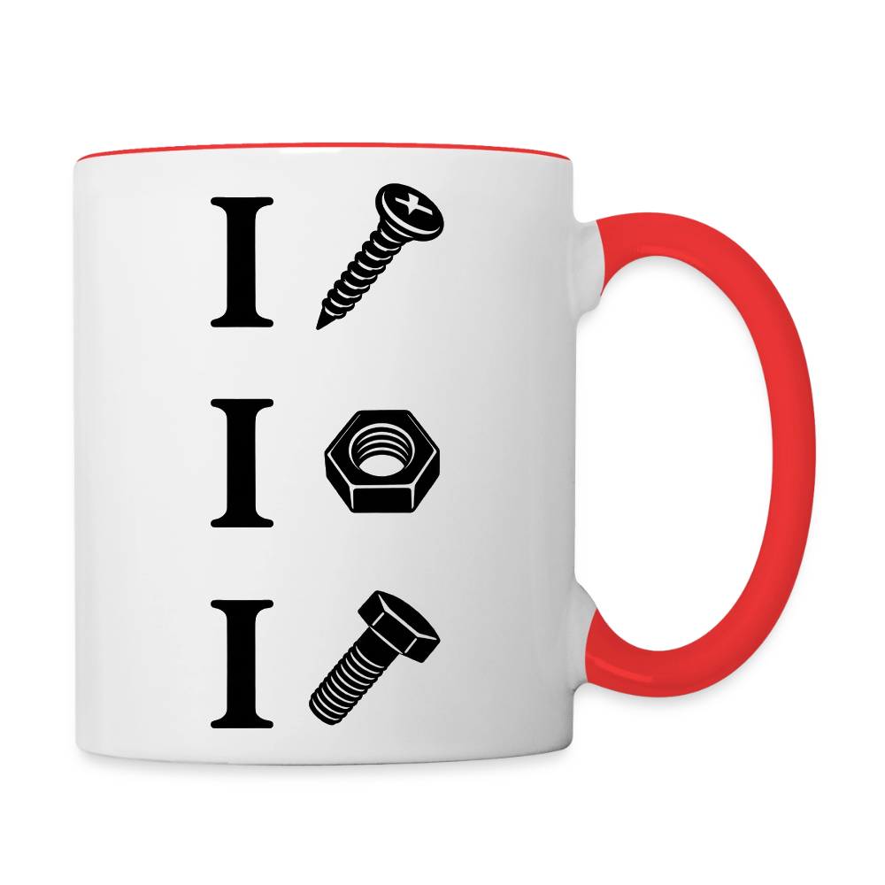I Screw I Nut I Bolt – Funny Adult Humor Ceramic Coffee Mug Color: White