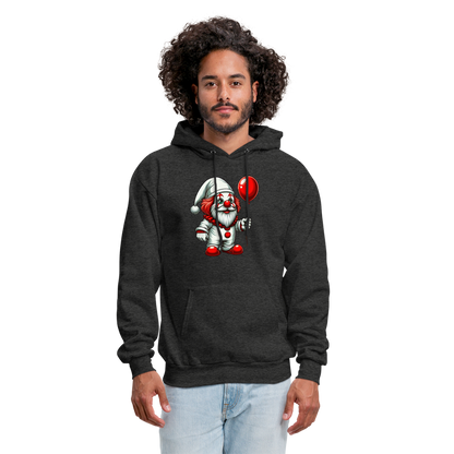 Gnome Clown Hoodie - charcoal grey