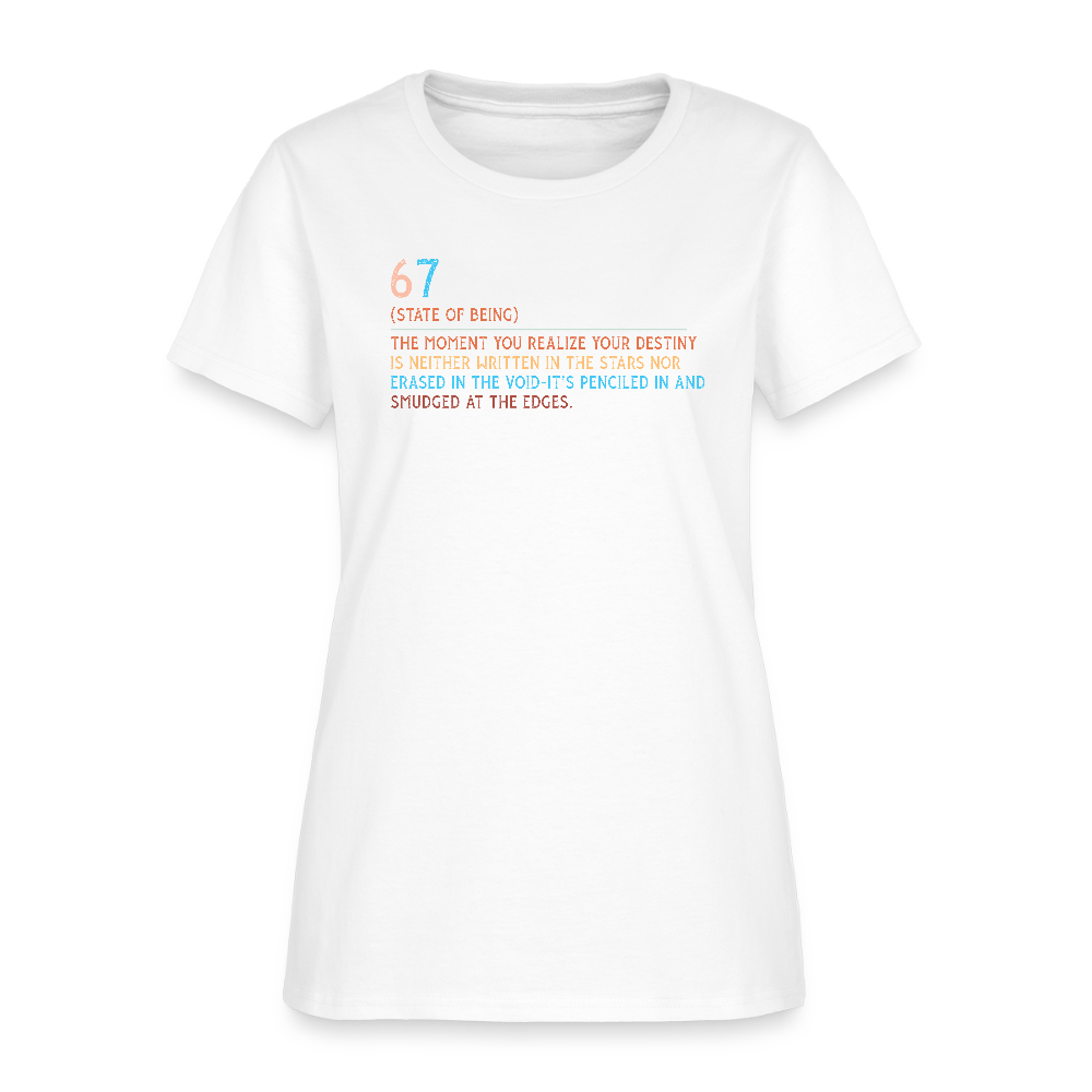 Six Seven Definition 67 Women's T-Shirt - white