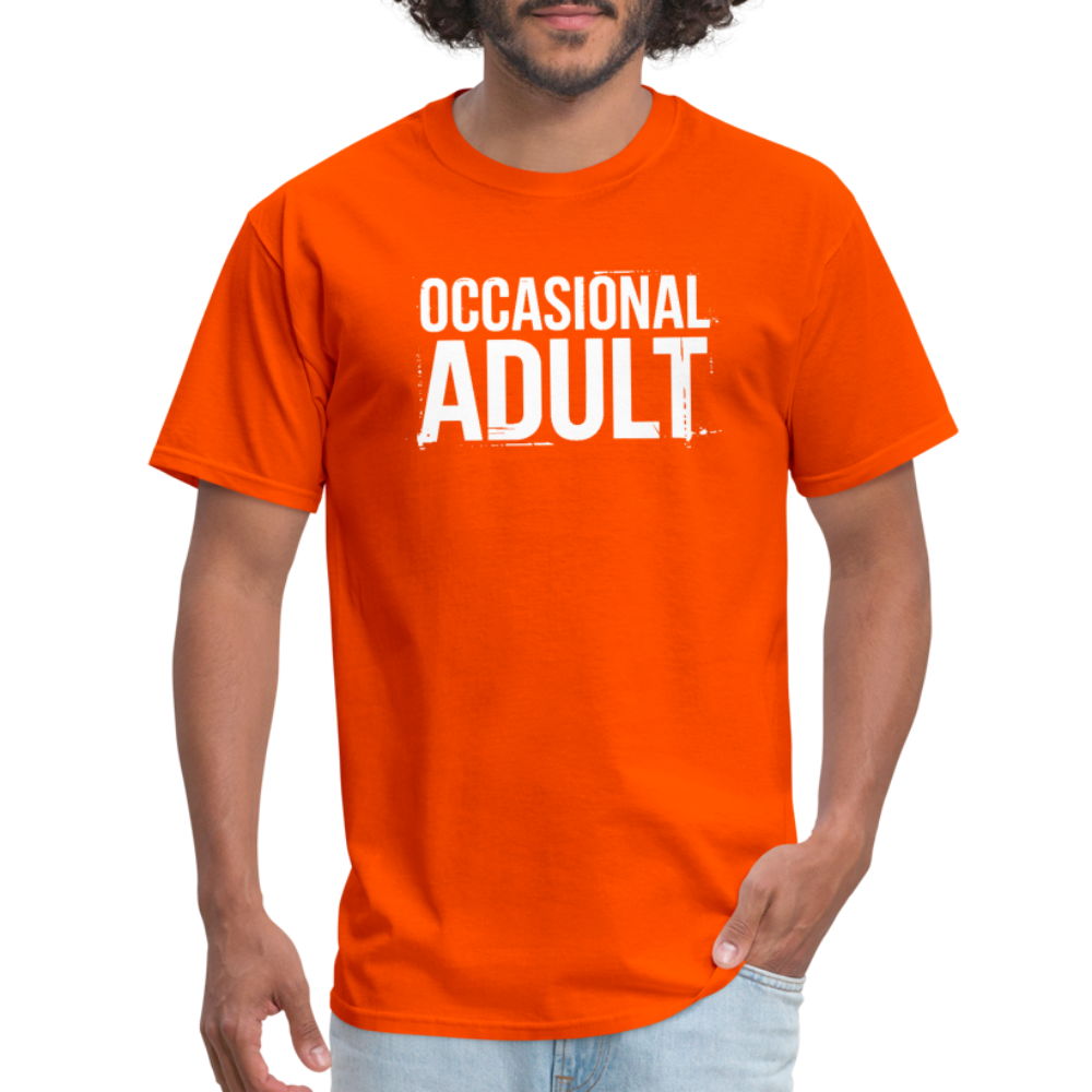 Occasional Adult T-Shirt - orange