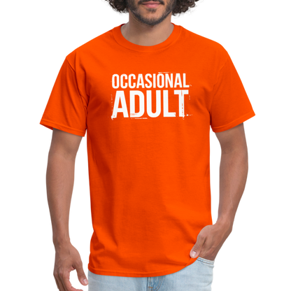 Occasional Adult T-Shirt - orange